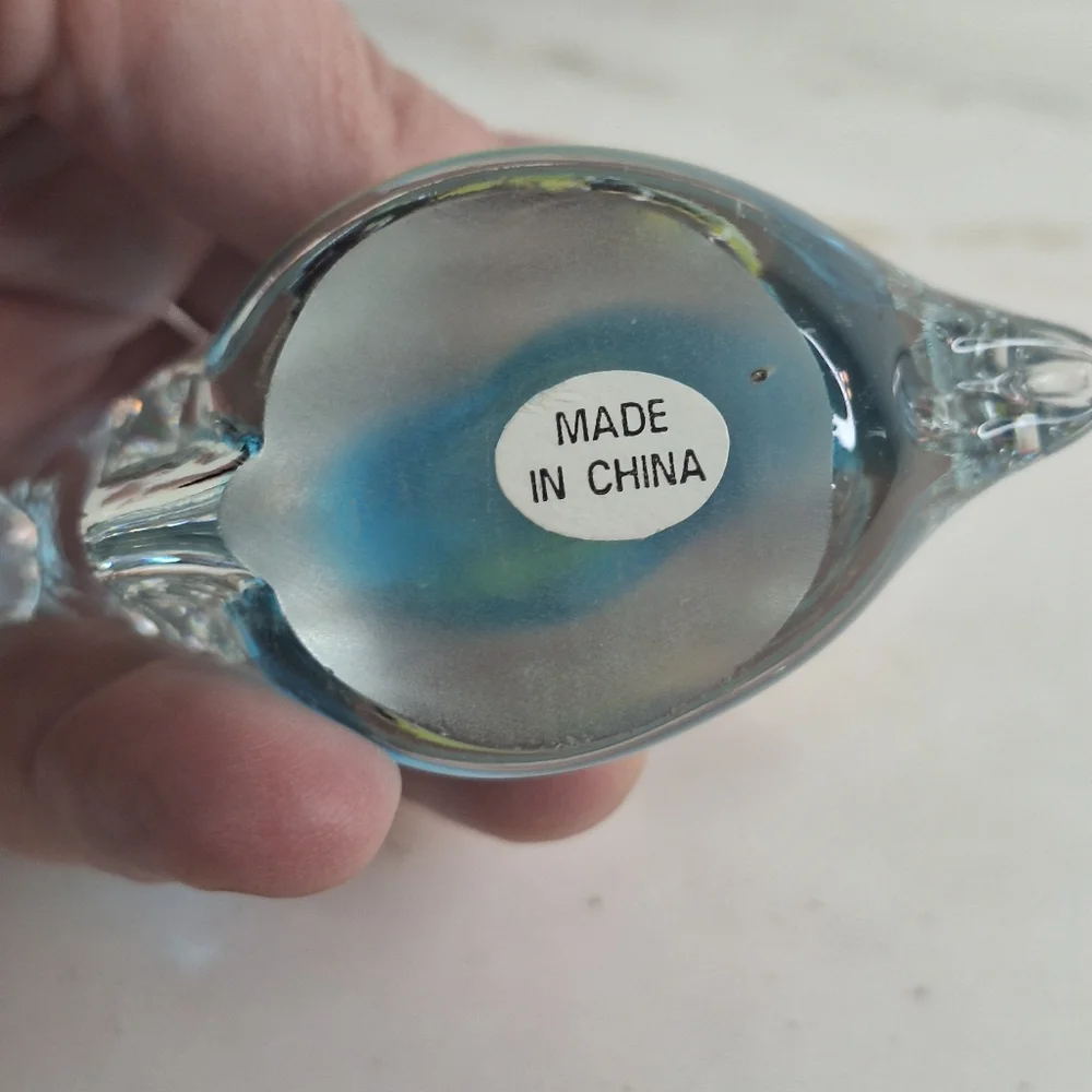 New Hand Blown Art Glass 3.25